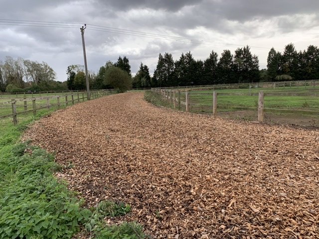 Finished all weather track repair