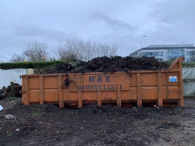 Full skip after shrub bed removal
